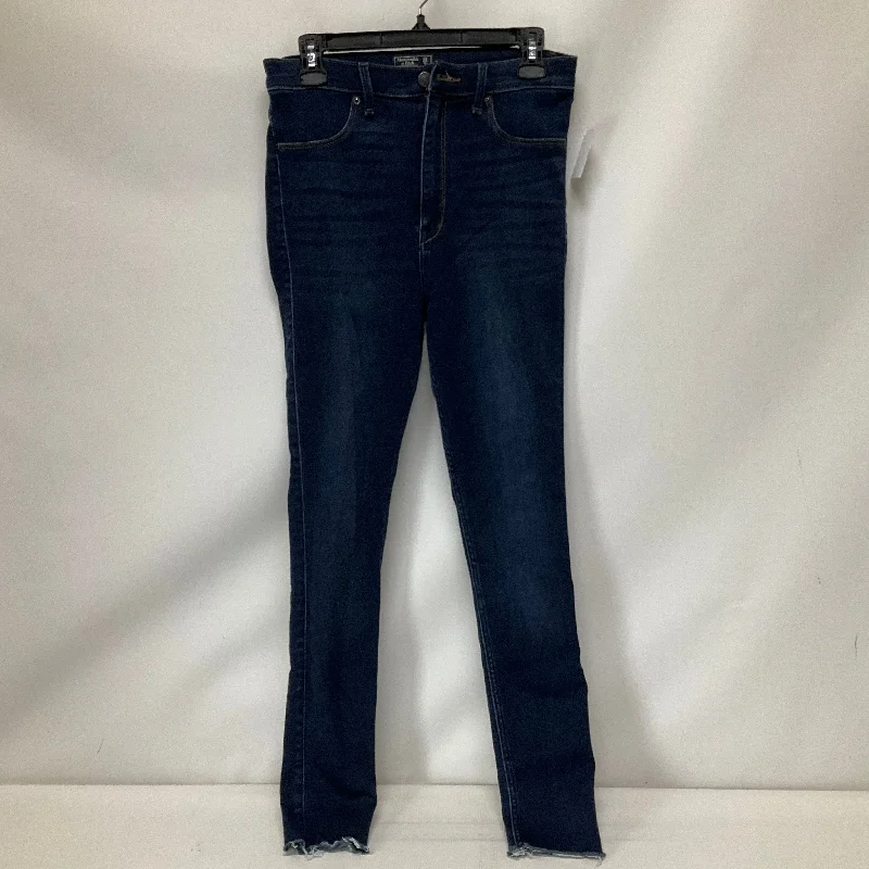 women's denim jeans with ripped kneesJeans Skinny By Abercrombie And Fitch  Size: 6