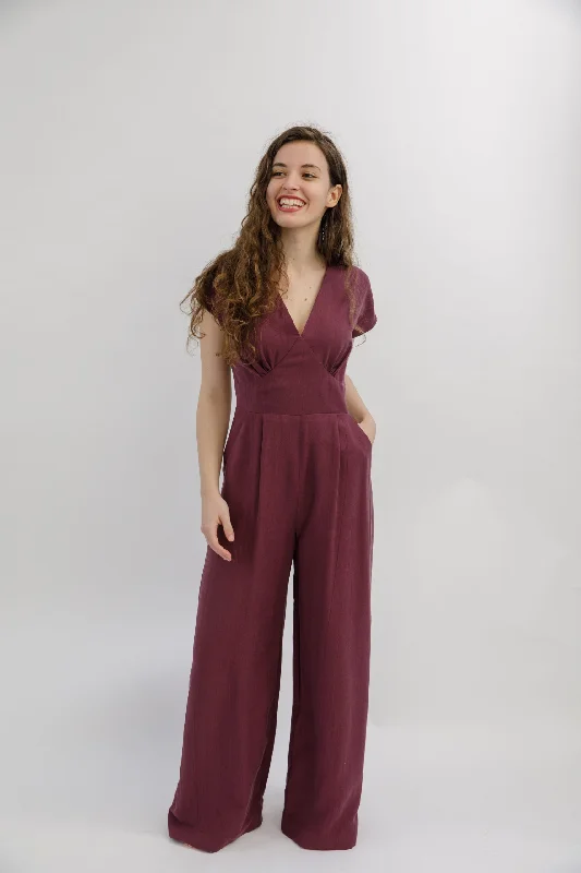 women's jumpsuits made of velvetSew Love Patterns Springe Jumpsuit