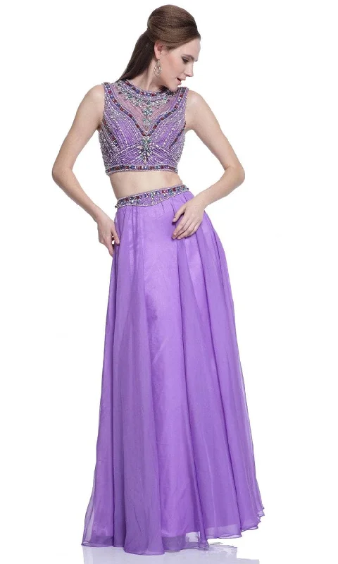 women's everyday dressesLadivine C291 - Embellished 2-Piece Evening Dress