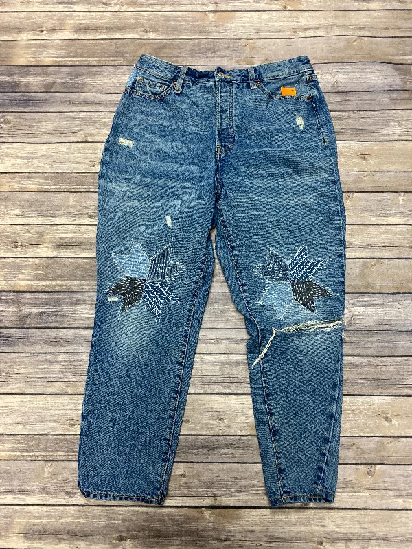 women's faded denim jeansJeans Straight By Old Navy  Size: 14