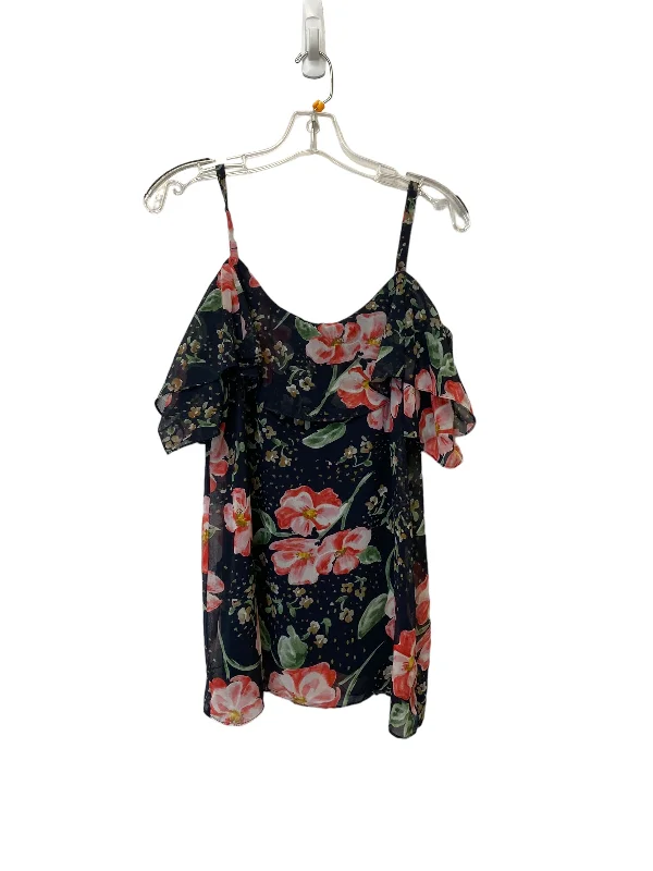 women's T-shirts for travelFloral Print Top Short Sleeve Cabi, Size S