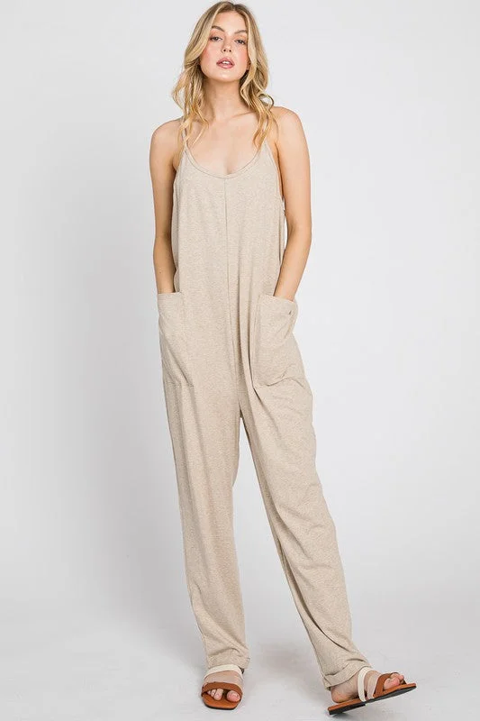 women's jumpsuits for machine-washable fabricsHippie Cami Jumpsuit