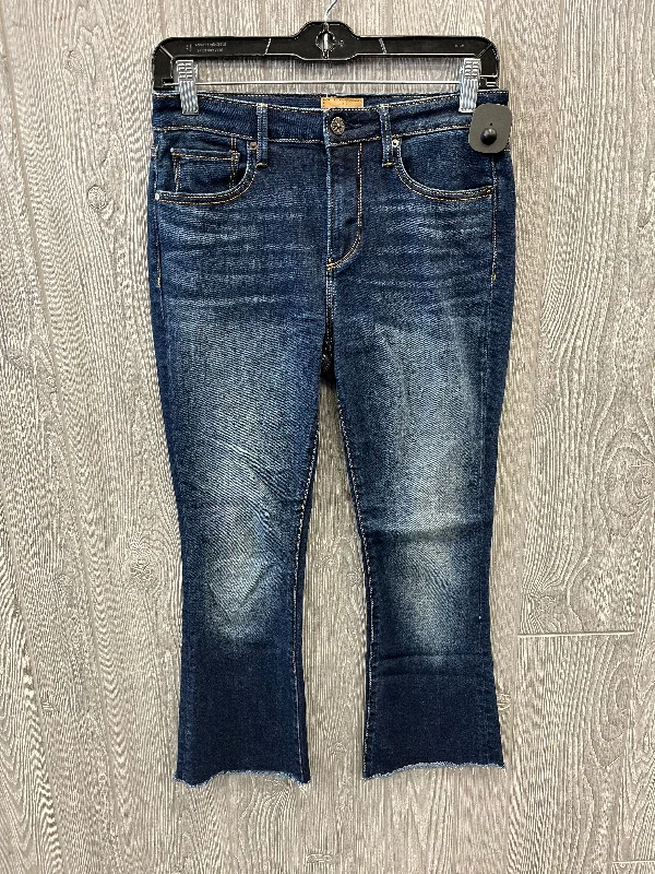 women's denim jeans with embroidery on pocketsJeans Designer By Driftwood  Size: 2