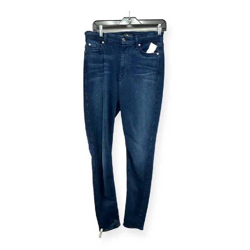 women's denim jeans for everyday wearJeans Straight By 7 For All Mankind  Size: 8