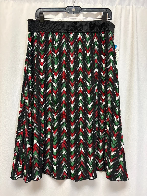 women's formal skirtsSkirt Midi By Lularoe In Red, Size: Xl