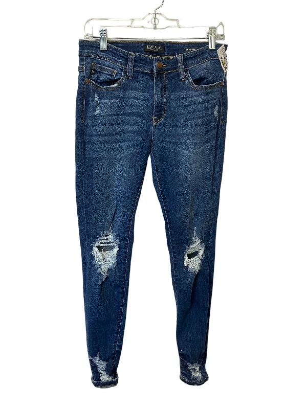 women's denim jeans with embroidery on pocketsJeans Skinny By Judy Blue  Size: 11