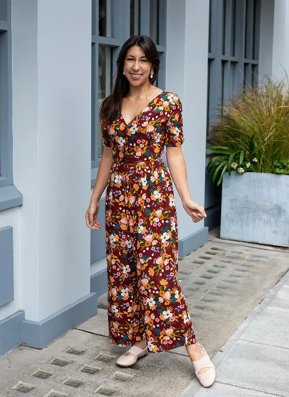 women's jumpsuits with self-ties at the waistNina Lee Kewbello Jumpsuit