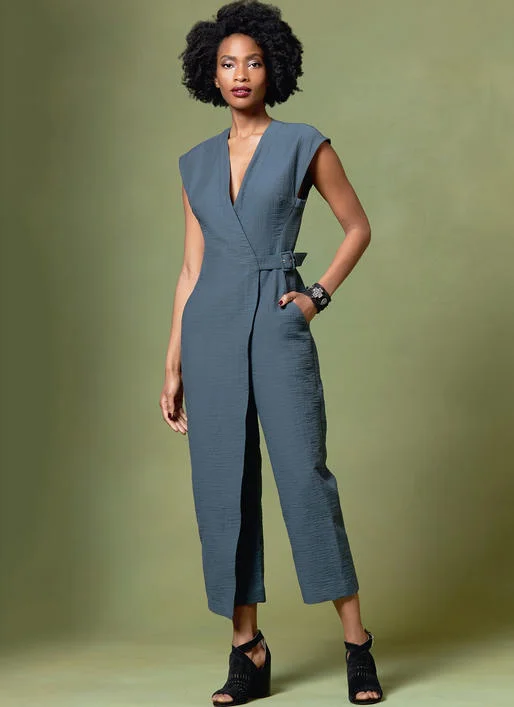 women's jumpsuits for high-performance fabricsVogue Jumpsuit V1645