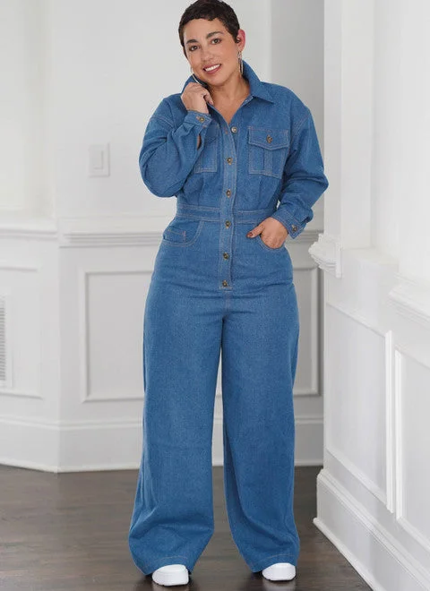 women's jumpsuits with belt loopsSimplicity Jumpsuits S9822