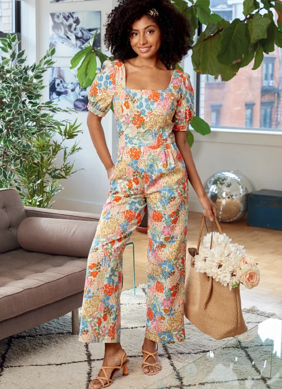 women's cozy jumpsuitsMcCalls Romper and Jumpsuits M8203