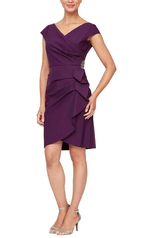 women's bodycon dressesAlex Evenings 8134305 - Short Sheath Dress