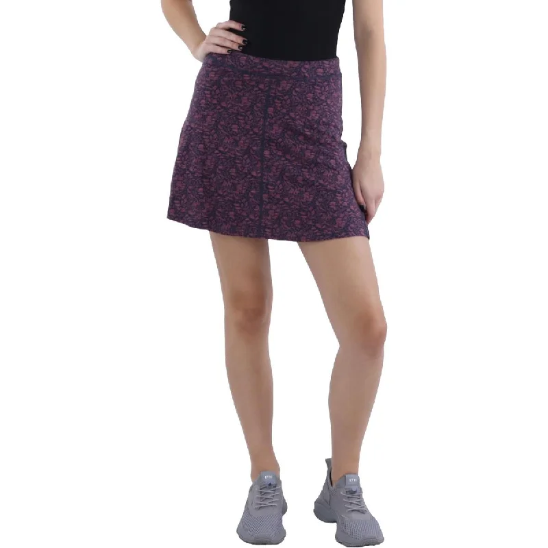 women's wool pencil skirts for winter formal eventsSeleena Womens Floral Mini Skort