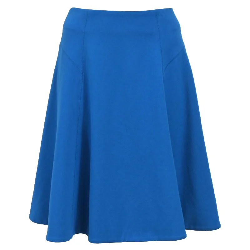 women's tulip skirtsJason Wu Circle Skirt in Blue Polyester