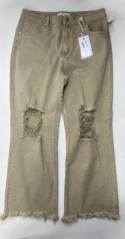 women's denim jeans with buttonsJeans Straight By Risen Jeans NWT  Size: 12