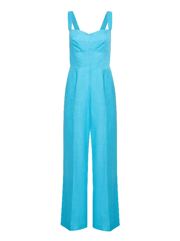 women's jumpsuits with lace detailsRachel Jumpsuit in Atlantis