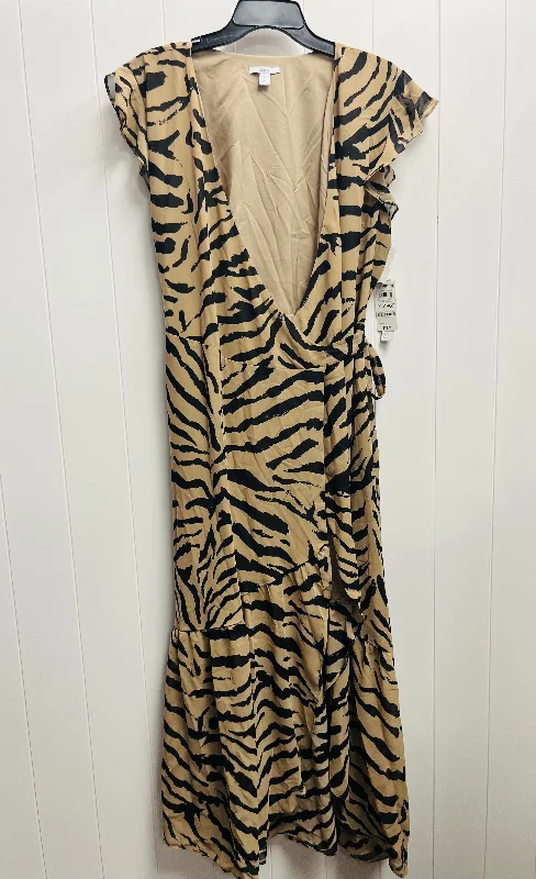 women's A-line dressesDress Casual Maxi By Bar Iii In Animal Print, Size: Xl