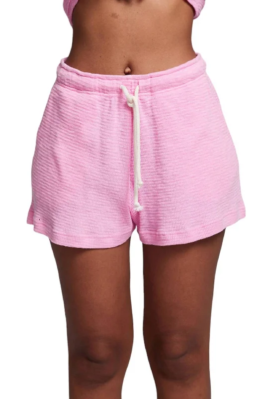 women's cool shortsWaffle Shorts In Lavender