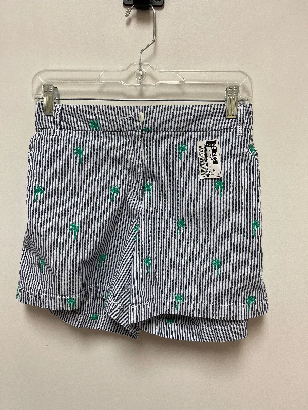 women's cotton shortsStriped Pattern Shorts Crown And Ivy, Size 10