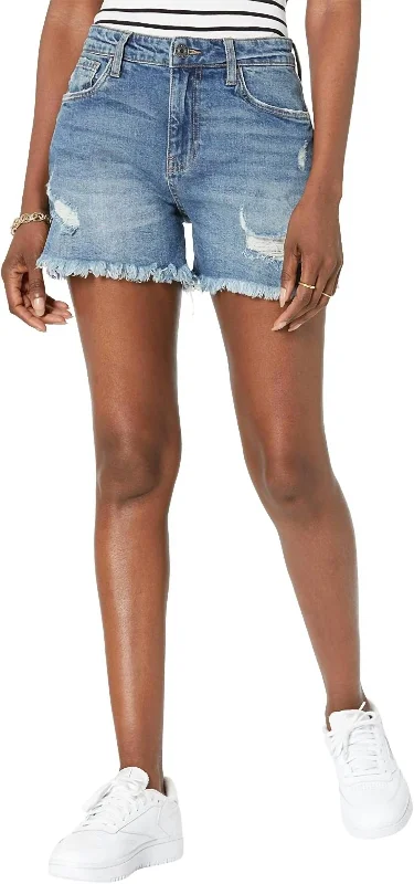 women's zippered shortsJane High Rise Long Short In Companion