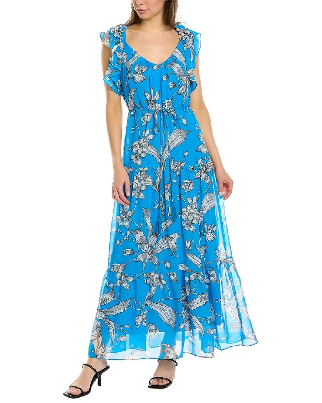 women's retro dressesTaylor Ruffle Maxi Dress