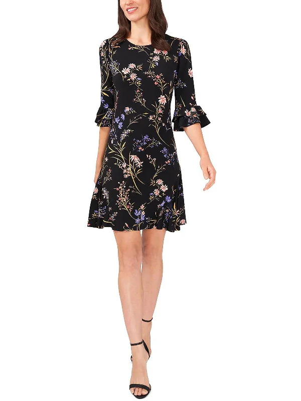 women's maxi dressesWomens Floral Print Midi Midi Dress