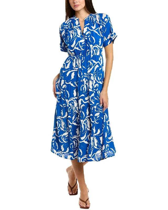 women's cotton dressesANNA KAY Tiered Midi Dress