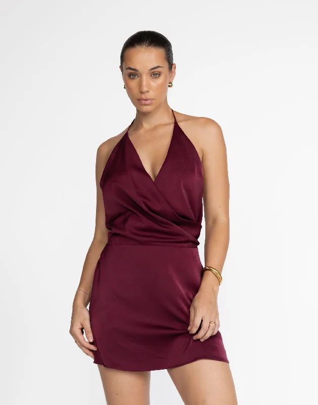 women's maternity dressesCabaret Mini Dress (Plum)