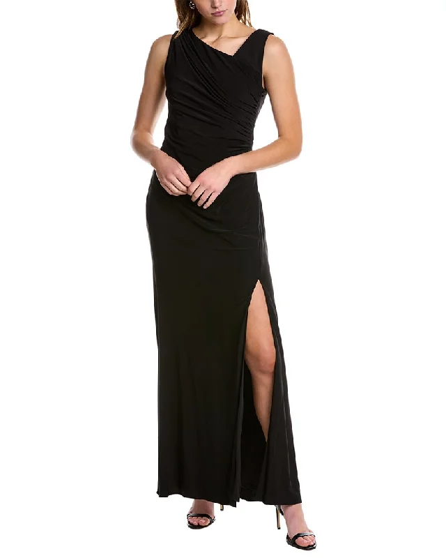 women's maximalist dressesAdrianna Papell Ruched Maxi Dress