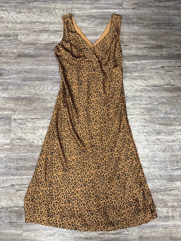 women's off-the-shoulder dressesDress Casual Maxi By American Eagle In Animal Print, Size: Xl