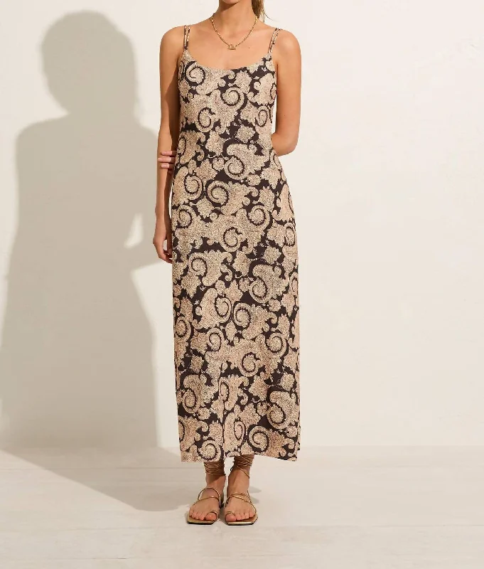 women's cocktail dressesDavina Maxi Dress In Brown