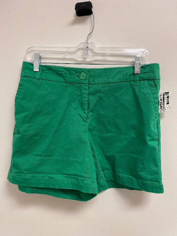 women's striped shortsGreen Shorts Crown And Ivy, Size 10