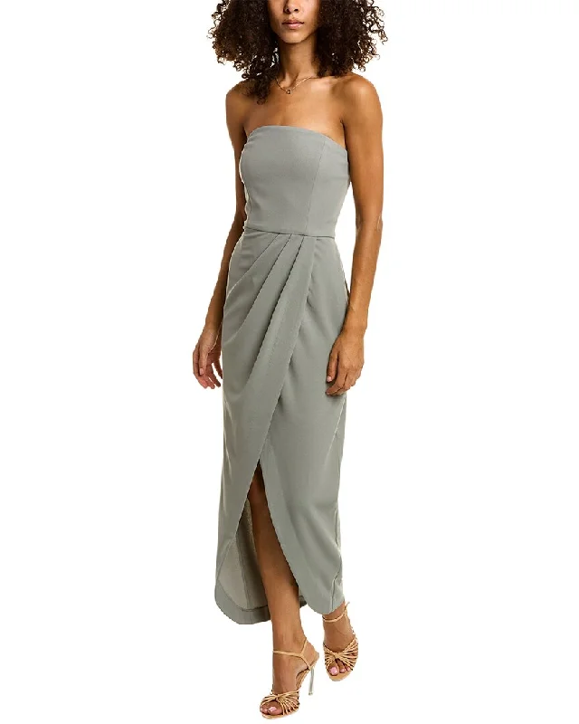 women's velvet dressesWayf Angeliq Maxi Dress