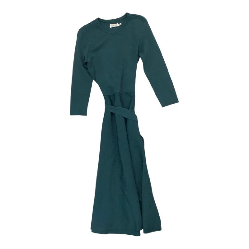 women's cinched-waist dressesDress Casual Maxi By Eliza J In Green, Size: M