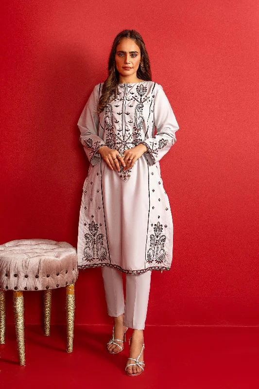 NEUTRALS EMBROIDERED KE-230561 (2PC)