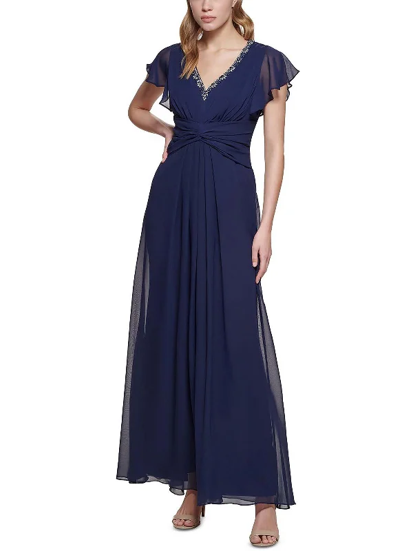 women's ethical fashion dressesWomens Chiffon Maxi Evening Dress