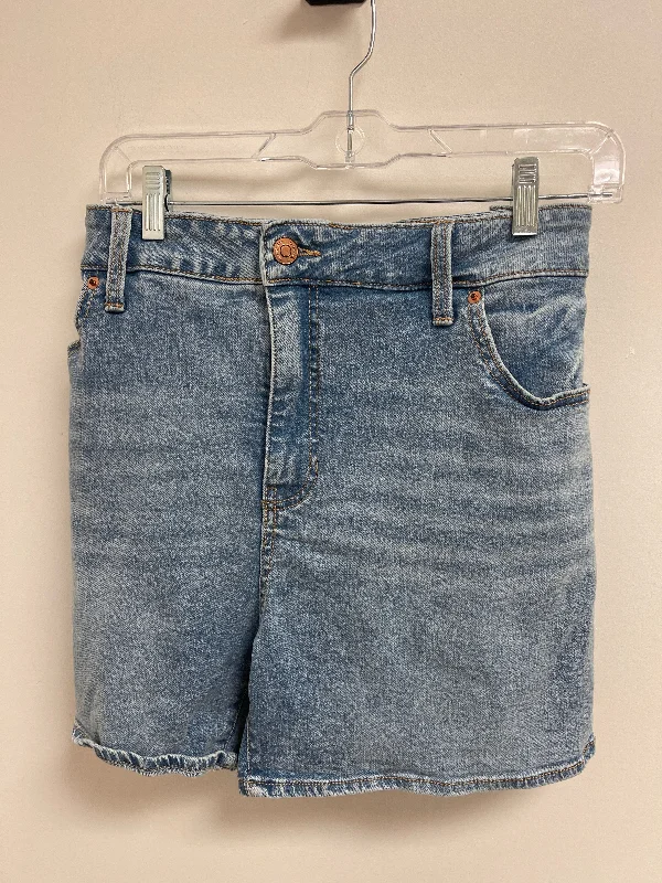 women's straight-leg shortsBlue Denim Shorts Terra & Sky, Size 18