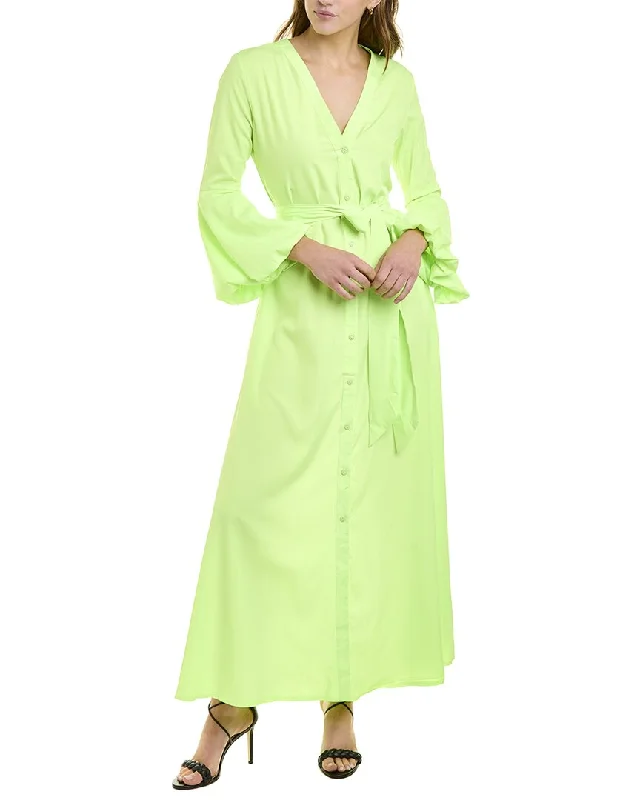 women's machine-washable dressesColette Rose Maxi Shirtdress