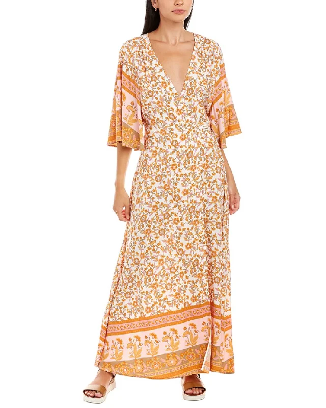 women's versatile dressesTraffic People Castaway Wrap Maxi Dress