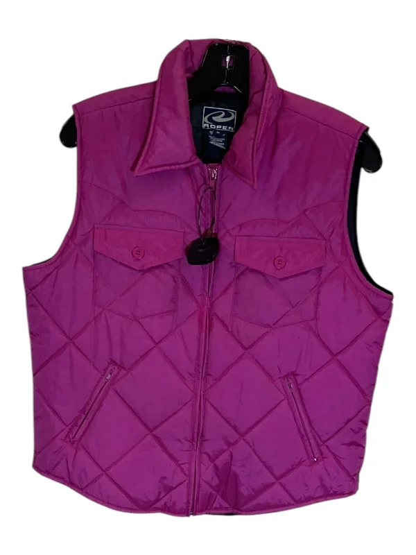 trendy women's coatsVest Puffer & Quilted By Roper In Pink, Size: M