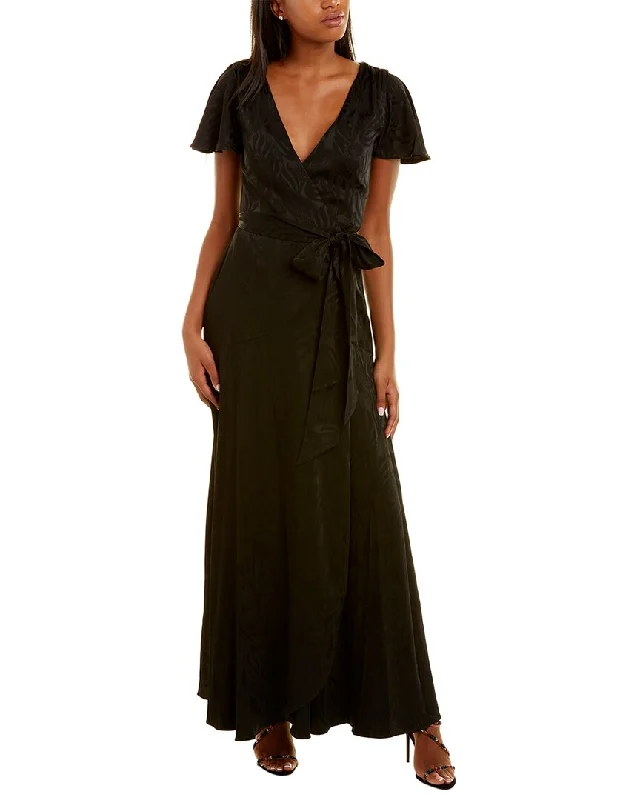 women's unique dressesTemperley London Fresco Wrap Maxi Dress