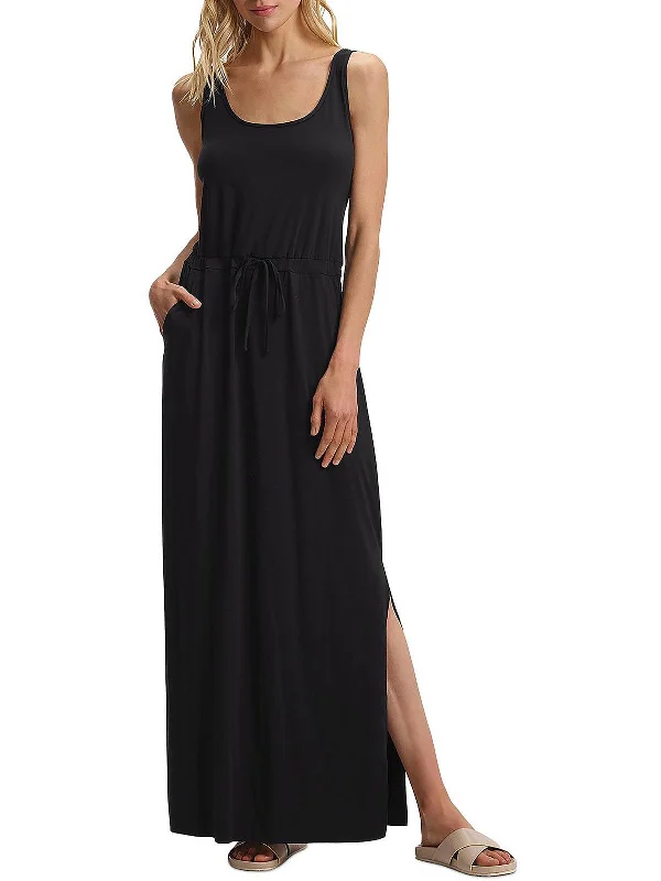 women's hourglass figure dressesWomens Sleeveless Long Maxi Dress