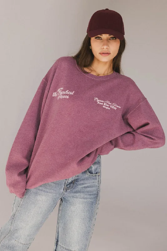 women's handmade dressesFreshest Pears Crewneck