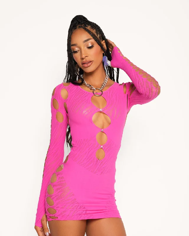 women's silk dressesHot Girl Shit Dress