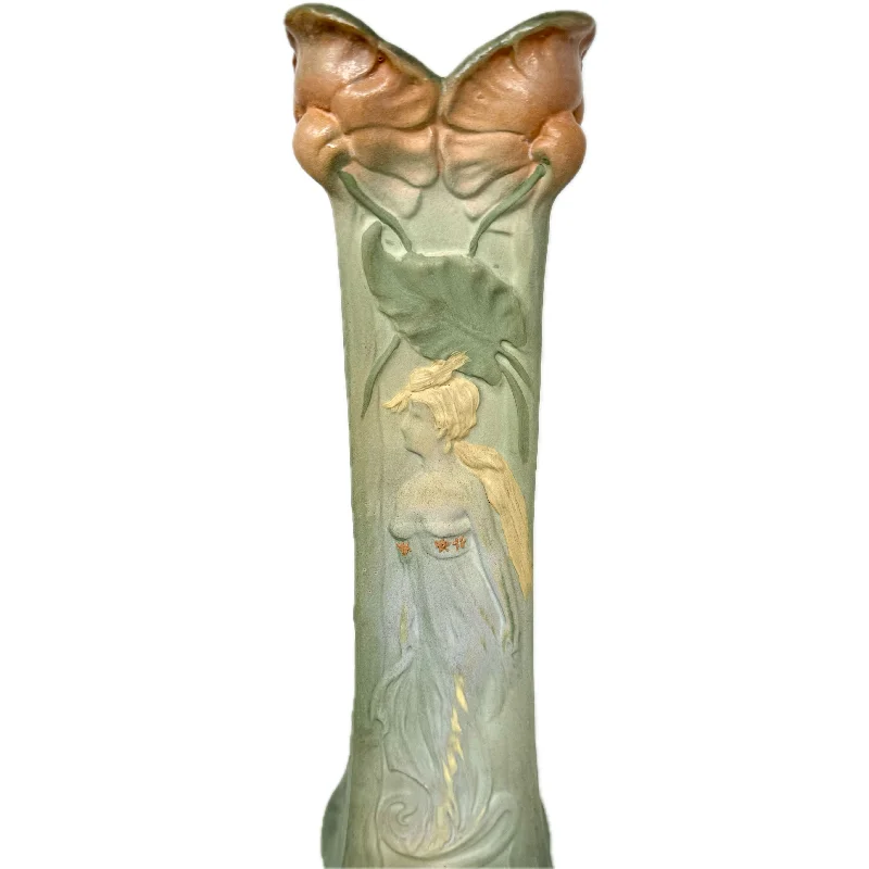 women's ball gown dressesWeller Art Nouveau Vase with Four Scenes