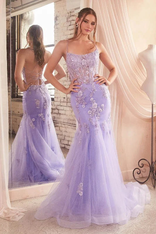 women's high-end dressesCinderella Divine D145 Mermaid Long Prom Dress