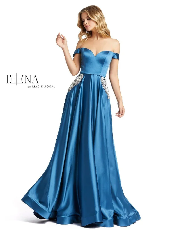 women's fashionable dressesMac Duggal 55273 Prom Long Off Shoulder Dress