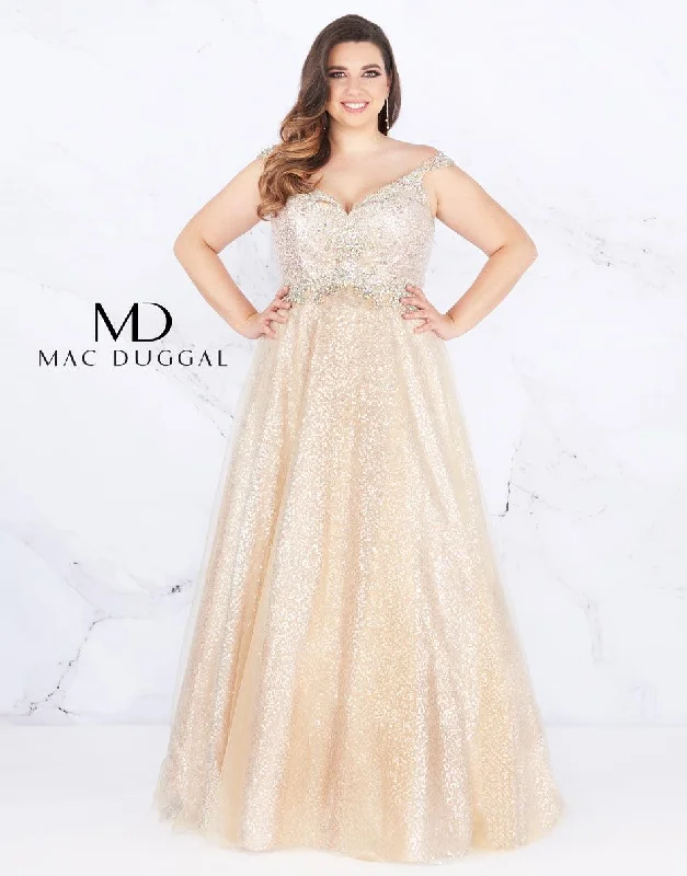 women's mini dressesMac Duggal 65037 Prom Long Plus Size Dress Sale