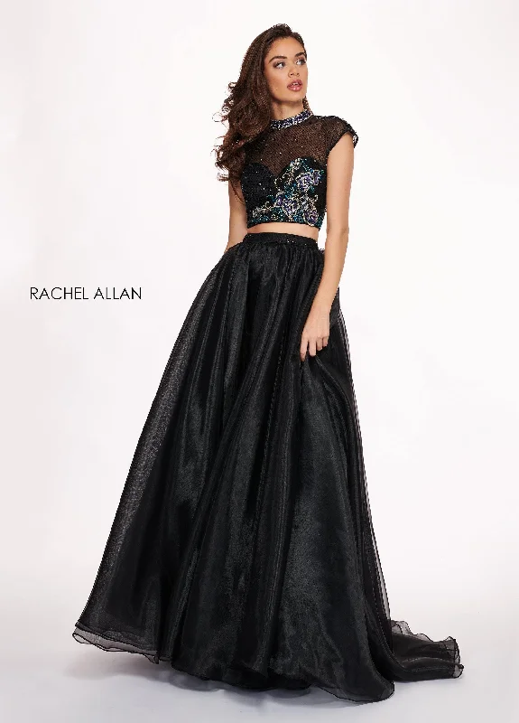 women's chiffon dressesRachel Allan Two Piece Long Prom Dress 6403