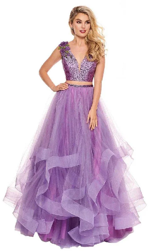 women's work dressesRachel Allan Prom Two Piece Long Ball Gown 6412