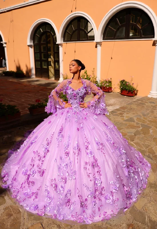 women's breathable dressesAmarra 54299 Long Quinceanera Dress Sweet 16 Ball Gown